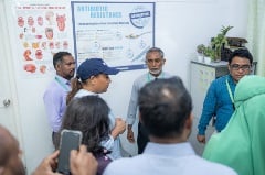 Regional Director, Saima Wazed visited Magoodhoo Health Center to observe reoriented PHC services and patient care pathway, Maldives