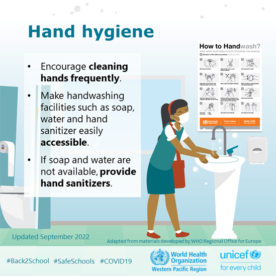 Graphics on COVID-19 and schools